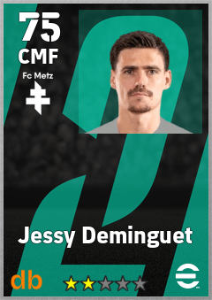 Jessy Deminguet — CMF, OVR 75, MAX 75