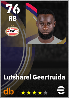 Lutsharel Geertruida eFootball player card