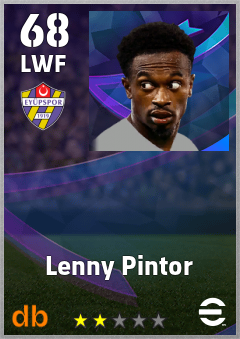 Lenny Pintor — LWF, OVR 68, MAX 68