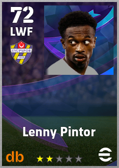 Lenny Pintor — LWF, OVR 72, MAX 72