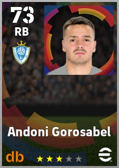 Andoni Gorosabel eFootball player card