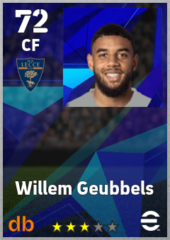 Willem Geubbels eFootball player card