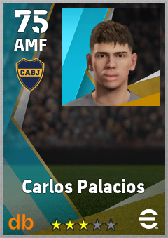 Carlos Palacios — AMF, OVR 75, MAX 75
