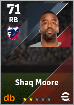Shaq Moore — RB, OVR 71, MAX 71