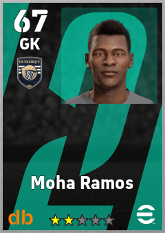 Moha Ramos — GK, OVR 67, MAX 67