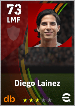 Diego Lainez eFootball player card