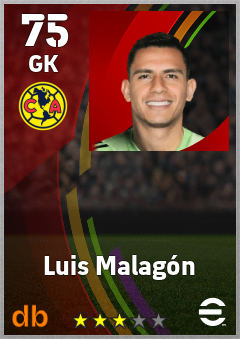 Luis Malagón eFootball player card