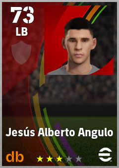 Jesús Alberto Angulo eFootball player card