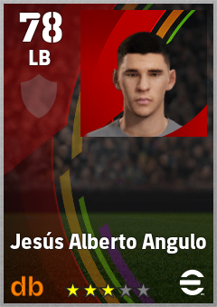 Jesús Alberto Angulo eFootball player card