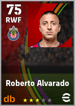 Roberto Alvarado eFootball player card