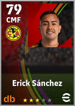 Erick Sánchez — CMF, OVR 79, MAX 79