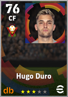 Hugo Duro eFootball player card
