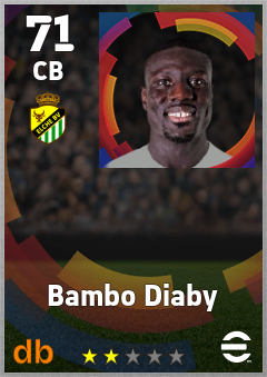 Bambo Diaby eFootball player card