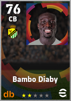 Bambo Diaby — CB, OVR 76, MAX 76
