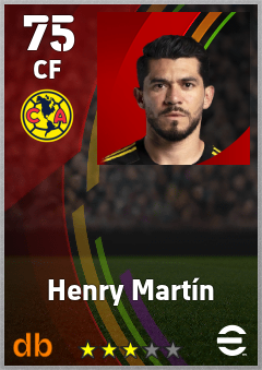 Henry Martín eFootball player card