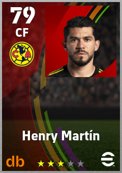 Henry Martín — CF, OVR 79, MAX 79