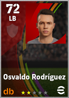 Osvaldo Rodríguez eFootball player card