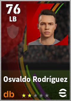 Osvaldo Rodríguez eFootball player card