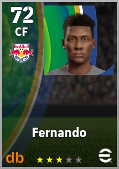 Fernando — CF, OVR 72, MAX 72
