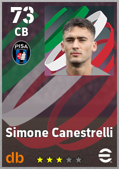 Simone Canestrelli eFootball player card