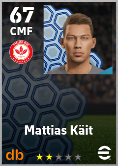 Mattias Käit — CMF, OVR 67, MAX 67