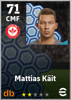 Mattias Käit — CMF, OVR 71, MAX 71