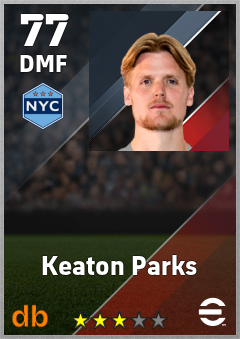 Keaton Parks eFootball player card