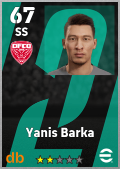 Yanis Barka — SS, OVR 67, MAX 67