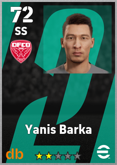 Yanis Barka — SS, OVR 72, MAX 72