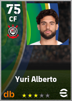 Yuri Alberto eFootball player card