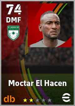 Moctar El Hacen — DMF, OVR 74, MAX 74