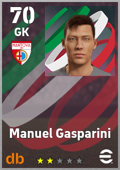 Manuel Gasparini — GK, OVR 70, MAX 70