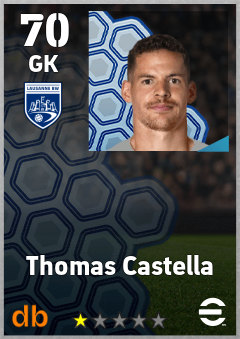 Thomas Castella — GK, OVR 70, MAX 70