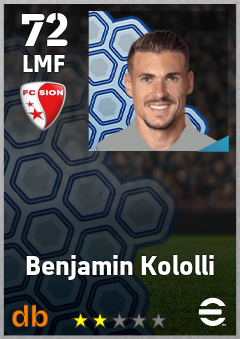 Benjamin Kololli eFootball player card