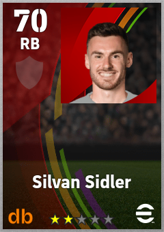Silvan Sidler eFootball player card