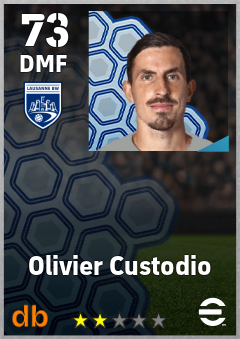 Olivier Custodio — DMF, OVR 73, MAX 73