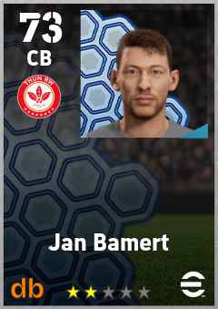 Jan Bamert eFootball player card