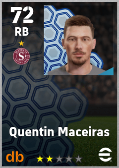Quentin Maceiras — RB, OVR 72, MAX 72
