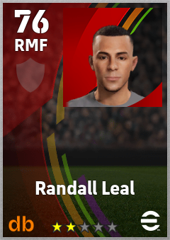 Randall Leal — RMF, OVR 76, MAX 76