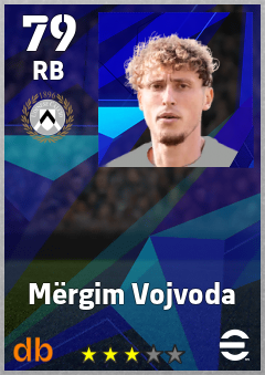 Mërgim Vojvoda — RB, OVR 79, MAX 79
