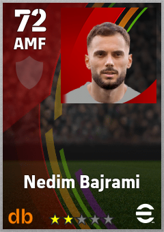 Nedim Bajrami eFootball player card