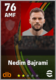 Nedim Bajrami eFootball player card