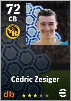 Cédric Zesiger eFootball player card