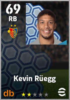 Kevin Rüegg — RB, OVR 69, MAX 69