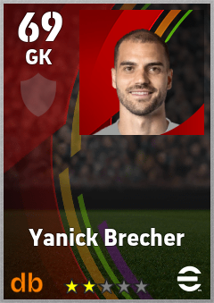 Yanick Brecher eFootball player card