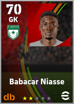 Babacar Niasse — GK, OVR 70, MAX 70