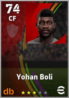 Yohan Boli eFootball player card