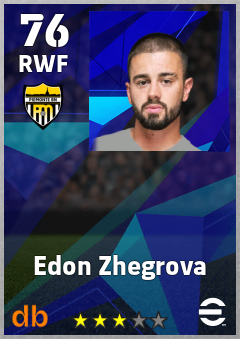 Edon Zhegrova eFootball player card