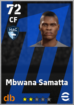 Mbwana Samatta — CF, OVR 72, MAX 72