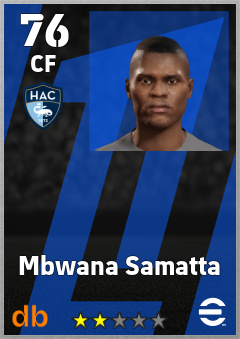 Mbwana Samatta — CF, OVR 76, MAX 76